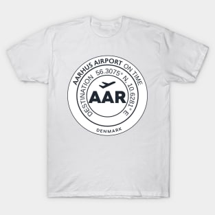 Airport code AAR AARHUS T-Shirt